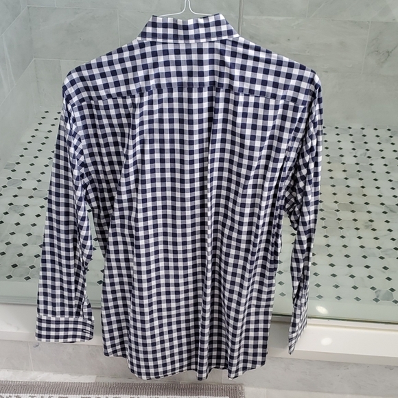 Calibrate Long Sleeve Blue Plaid Shirt - Picture 2 of 2
